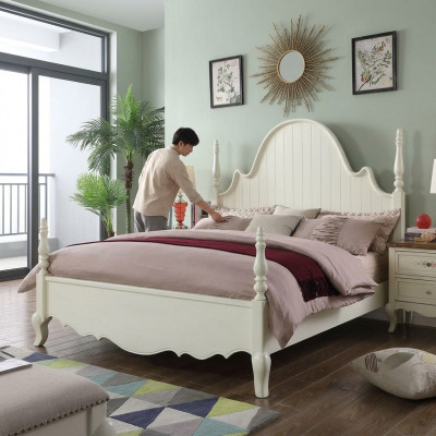 Klasses Schlofzëmmer Set 3-deel Bett Duebelbett Better 2x Nuetsschaf Holz 3-deel. Nei.