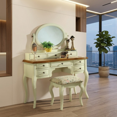 Schminktisch make-up Dëscher Dësch Konsole Dësch Kommode Schief Konsolendëscher