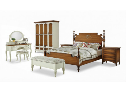 Elegant 7-Stéck Komplett-Schlofzëmmer Set Eleganz fir Äert Schlofzëmmer