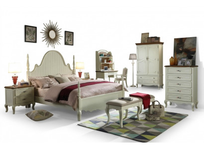 Bett Polsterbett Luxus Schlofzëmmer Design Better Textil Holz Bettgestell Neit