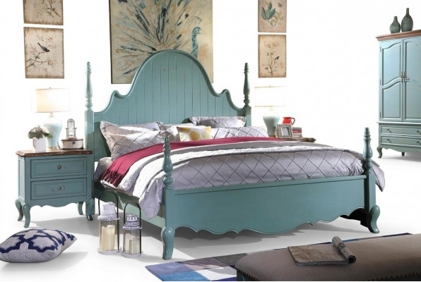 Amerikanesch duebel Better Luxus Schlofzëmmer Designer Duebelbetter 180x200 Nei