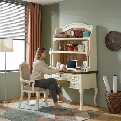Dësch Büro Ariichtung Schreifdësch Dëscher Büro Miwwele Schaffzëmmer Holzmiwwele NeI