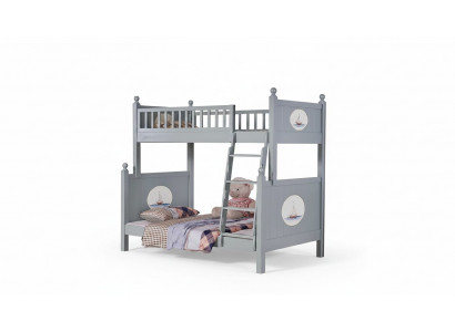 Eleganten Kannerzëmmer Bett Etagen Héichbett Luxus Jugendbett Héich Etage Better