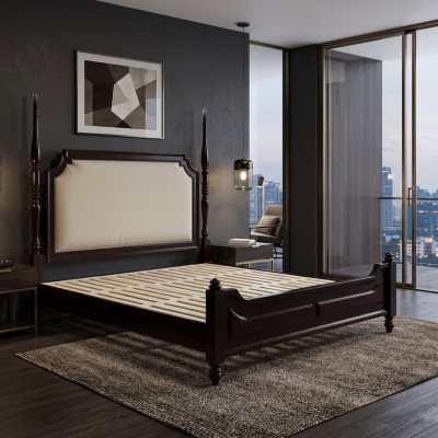 Bett Këssen Landhaus Luxus Duebel Hotel Better Schlof Zëmmer Holz