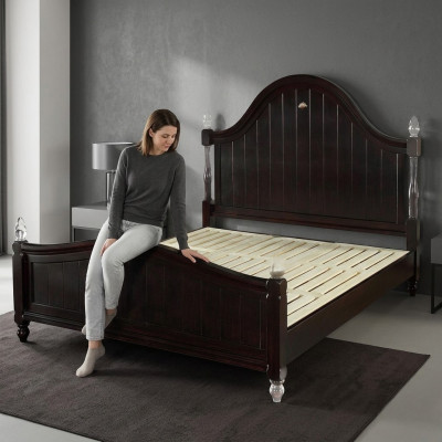 Designer Bett Landhaus Holz Hotel Metall Better Duebel Schlofkmier Holzmiwwelen
