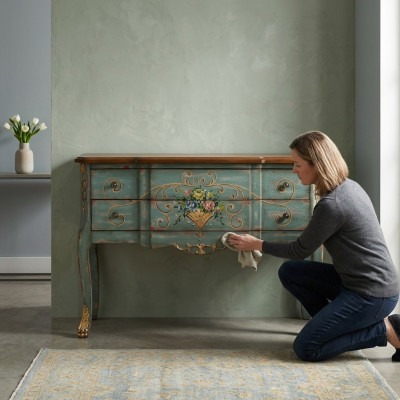 Antik Stil Miwwelen Anrichte Kommode Schaf Sideboard Konsoleschaf