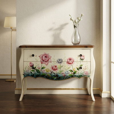 Design Kommode Kommoden Holz Anrichte Modern Sideboard Deko Héich Schaf