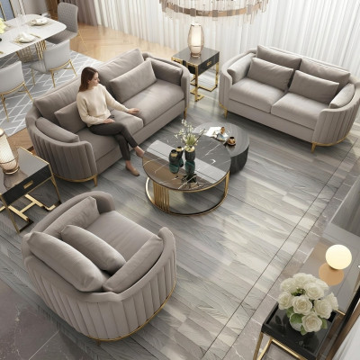 Sofagarnitur Designer 3+2+1 Plaz Sofa Couch Stoff Garnitur Polsterset