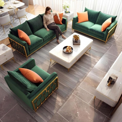 Sofa Lieder Couch Polster Sëtz 3+2+1 Sëtzer Garnitur Design Couchen Sofen