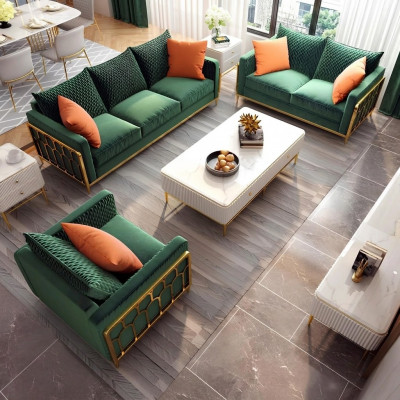 Sofa Lieder Couch Polster Sëtz 3+2+1 Sëtzer Garnitur Design Couchen Sofen