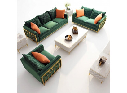 Sofa Lieder Couch Polster Sëtz 3+2+1 Sëtzer Garnitur Design Couchen Sofen