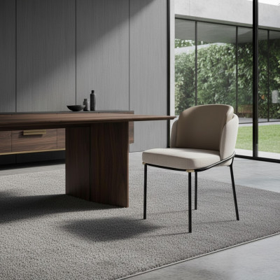 Iesszëmmer 1x Stull Still Polster Textil Modern Designer Lehnsëtz Fautteuil