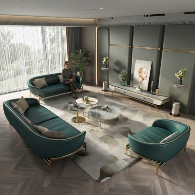 Sofagarnitur 321 Sëtzer Set Design Polstersofa Couchen Couch Modern