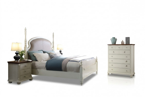 Bett Nuechtvdësch Hocker 4 Deeler Schlofzëmmer Set Design Modern Luxus Better Nei