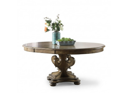 Designer-Iessdësch Luxus-Iesszëmmerdëscher Polster Holz Dësch Ronn Miwwelen