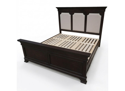 Design Duebelbett Liederbett Better Bett Holz Polster Schlofzëmmer Bestietnes 180x200
