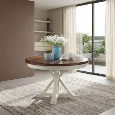 Iessdësch Holz Dëscher Wunn Iess Zëmmer Dësch Massivholz 122x77cm Iessdëscher Massiv