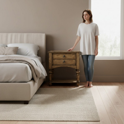 Klassesch Designer Nuetsdëscher Konsoldëscher Holz Kommode Säitendësch