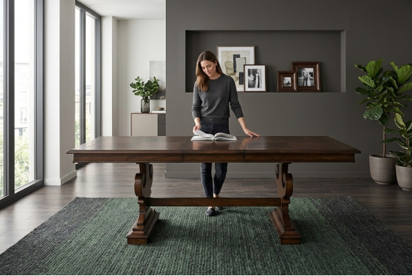 Iessdësch Design Dëscher Iessdësch Holz Iesszëmmer Wunnzëmmertafel Dësch 200x100 Nei