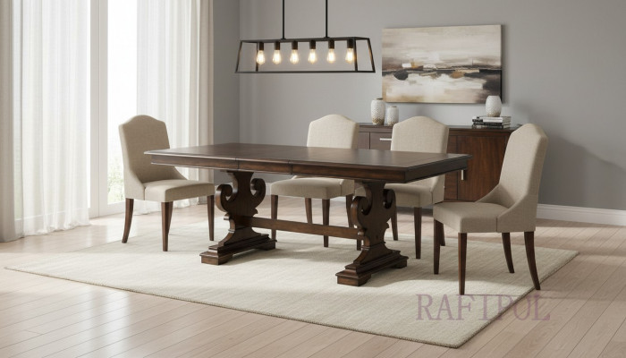 Iessdësch Design Dëscher Iessdësch Holz Iesszëmmer Wunnzëmmertafel Dësch 200x100 Nei