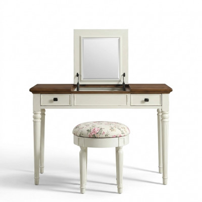 Make-up-Dësch Spigel Luxus Konsole Kommode Schlofkummer Konsolendësch Holz Nei