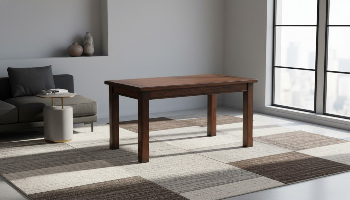 Iessdësch Holz Wunn-iesszëmmer Dësch 140x80cm Iessdëscher Massiv Eechholz Dëscher