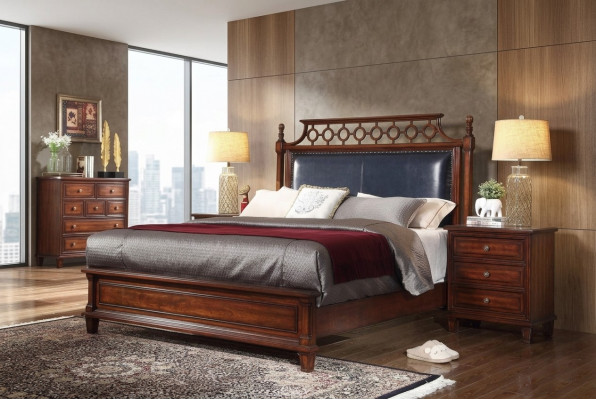 Designer Italienesch Miwwelen Bett Duebel Schlofzëmmer 180x200cm Neit Better Lieder