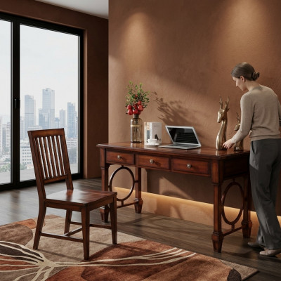 Bürosmöbele Komplettset Home Office Aarbechtszëmmer Schreibtisch Schaf