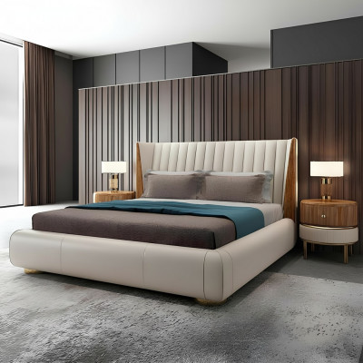 Designer italienesch Miwwelen Bett duebelt Schlofkummer 150x200cm Better Lieder Nei