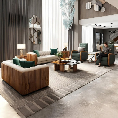 Luxusmiwwel Sofaensemble Couch Sofa Polstersëtz Designer Miwwel 4 Stéck Lieder