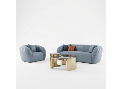 Canapé Set 3+1 Sëtz Design Canapé Këssen Canapéen Couch Modern Luxus Nei