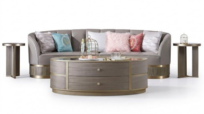 Modernt Sofadësch Dësch Sofa Design Dëscher Dekor Holz Wunnzëmmer Niewendësch