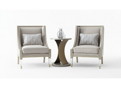 Couchtisch Dëscher Designer Niewendësch Edelstahl modern Dësch Couchtischen