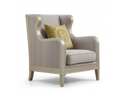 Textil Sëtz 1-Sëtz Sofa Polster Sofas Design Luxus Klassesch Modern Lehnstull