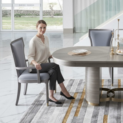 Designer 4x Still-Set Iesszëmmer Lehn Polstersëtz Still Garnitur Komplett