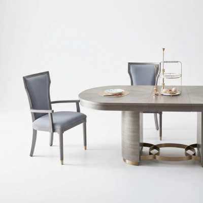 Designer 4x Still-Set Iesszëmmer Lehn Polstersëtz Still Garnitur Komplett