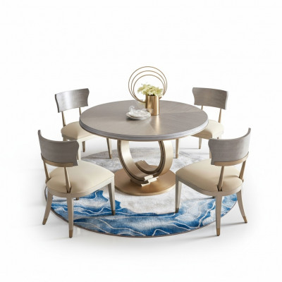 Iess Stull Zëmmer Set Sëtz Modern Garnitur 4x Still Polster Lehn Design