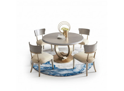 Iess Stull Zëmmer Set Sëtz Modern Garnitur 4x Still Polster Lehn Design
