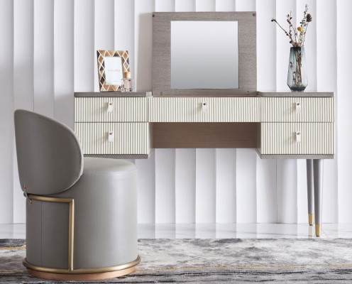 Schminktisch Konsolendësch Designer Holz Dekorativ Kommode Säitendësch
