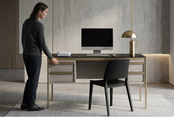 Bürosdësch Schreibtisch Dëscher Computer Dësch Büro Ariichtung Sekretär