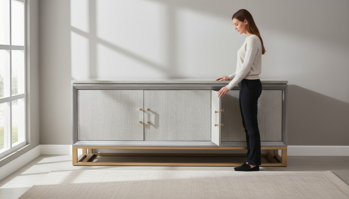 Kommode Miwwelen Sideboard Design Klassesch Holz Modern Luxus Holz Schaf Kommoden