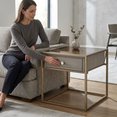 Design Luxus Miwwelen Nuetsdësch Bäitestësch Italienesch Stil Miwwelen Konsollen