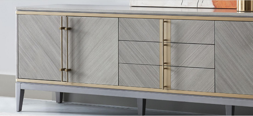 Design Kommode Anrichte Dekor Side Low Board Schaf Wunnzëmmer Regal