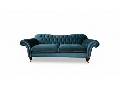 Sofa Luxus Textil Chesterfield Canapéen Sofas Polster Gréisst 3 Sëtz Garnitur