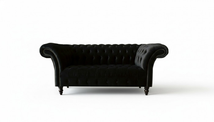 Chesterfield Zwëschesëtz Sofa 2 Sëtzer Klassesch Nei Couchen Sofas Polster Nei