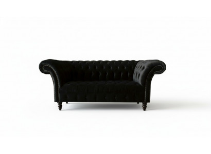 Chesterfield Zwëschesëtz Sofa 2 Sëtzer Klassesch Nei Couchen Sofas Polster Nei