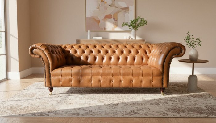 Chesterfield Design Luxus Polster Canapé Sofa Sëtz Textil Garnitur Lieder