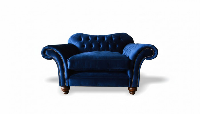 Ohrensessel Fauteuil Fernseh Design Polster Sofa Canapé Chesterfield Textil Bloéier