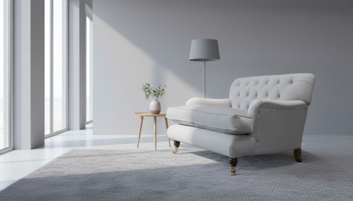 Chesterfield Fauteuil Fernseh Design Polstersofa Canapé Chesterfield Textil Nei
