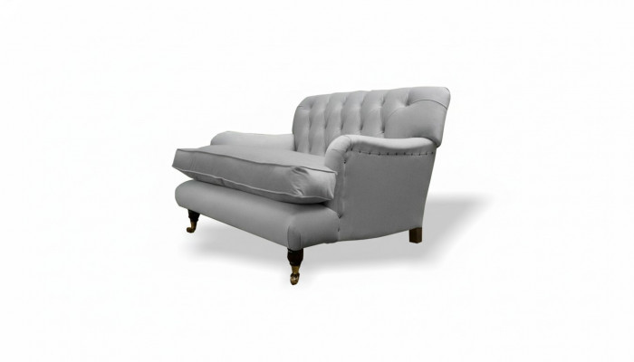 Chesterfield Fauteuil Fernseh Design Polstersofa Canapé Chesterfield Textil Nei